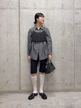 「NUEF （ヌエフ）のアイテム」を使った、yuiさん（レディース・168cm）の春コーディネート