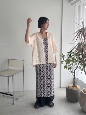 「アーバンリサーチ」｜「アイテム（ワンピース/ドレス）」を使った、yuiさん（レディース・168cm）の夏コーディネート