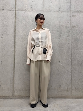 「NUEF （ヌエフ）のアイテム」を使った、yuiさん（レディース・168cm）の春コーディネート