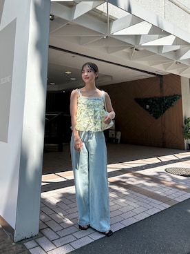 「mystic（ミスティック）のアイテム」を使った、nanamiさん（骨格ウェーブ・レディース・153cm）の夏コーディネート
