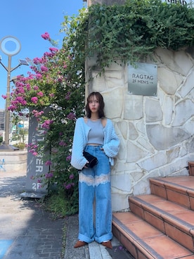 「アイテム（パンプス、イエロー系）」を使った、nanamiさん（レディース・153cm）の夏コーディネート