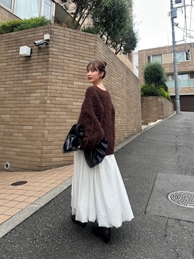 「mystic（ミスティック）のアイテム」を使った、nanamiさん（レディース・153cm）の秋コーディネート