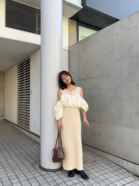 「mystic（ミスティック）のアイテム」を使った、nanamiさん（レディース・153cm）の夏コーディネート