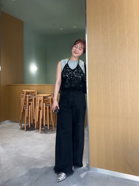 「アイテム（キャミソール）」を使った、nanamiさん（レディース・153cm）の夏コーディネート