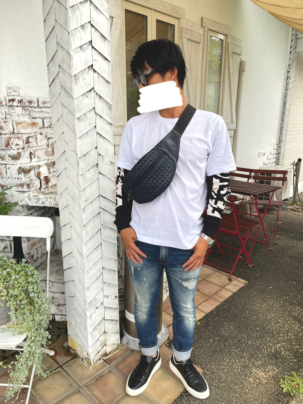 BOTTEGA VENETAのボディバッグ/ウエストポーチを使ったメンズ人気 