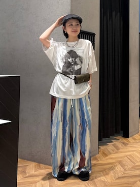 「アイテム（ポーチ）」を使った、yumeha0127さん（レディース・159cm）の春コーディネート