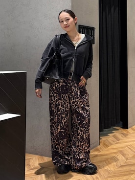 「アイテム（ローファー）」を使った、yumeha0127さん（レディース・159cm・10代）の冬コーディネート