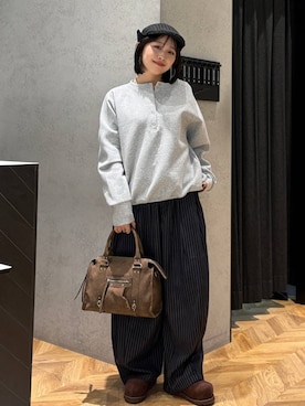 「アイテム（その他シューズ）」を使った、yumeha0127さん（レディース・159cm・20代）の冬コーディネート