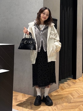 「アイテム（ブルゾン）」を使った、yumeha0127さん（レディース・159cm・10代）の秋コーディネート