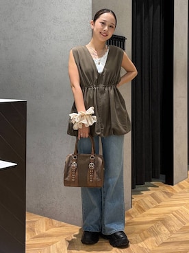 「アイテム（ローファー）」を使った、yumeha0127さん（レディース・159cm・10代）の夏コーディネート