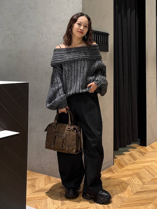 JEANASIS ウエストドロストコクーンパンツ JEANASIS｜SET UP対応/ウエストドロストコクーンパンツ