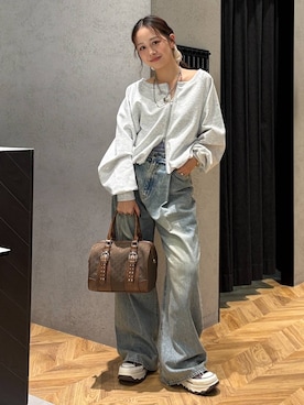 「アイテム（ヘアアクセサリー）」を使った、yumeha0127さん（レディース・159cm・10代）の秋コーディネート