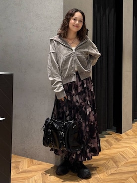 「アイテム（パーカー）」を使った、yumeha0127さん（レディース・159cm・10代）の秋コーディネート
