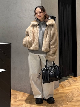 「アイテム（ブルゾン）」を使った、yumeha0127さん（レディース・159cm・20代）の秋コーディネート