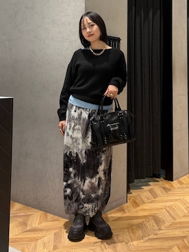 「アイテム（ニット/セーター）」を使った、yumeha0127さん（レディース・159cm・10代）の冬コーディネート