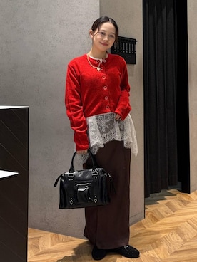 「アイテム（アクセサリー）」を使った、yumeha0127さん（レディース・159cm・10代）の冬コーディネート