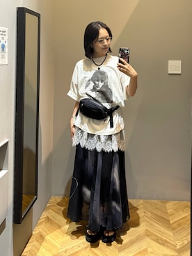 「JEANASIS（ジーナシス）のアイテム（サンダル）」を使った、yumeha0127さん（レディース・159cm）の夏コーディネート