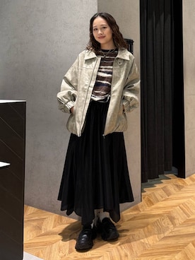 「アイテム（ローファー）」を使った、yumeha0127さん（レディース・159cm・10代）の秋コーディネート