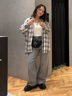 「アイテム（ショルダーバッグ）」を使った、yumeha0127さん（レディース・159cm・10代）の夏コーディネート
