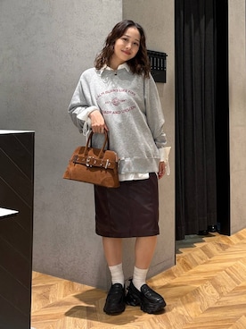 「アイテム（スウェット）」を使った、yumeha0127さん（レディース・159cm・10代）の秋コーディネート