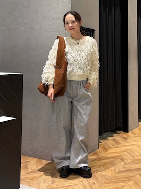 「アイテム（スウェットパンツ）」を使った、yumeha0127さん（レディース・159cm・10代）の秋コーディネート