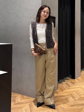 「アイテム（ネックレス）」を使った、yumeha0127さん（レディース・159cm・20代）の秋コーディネート