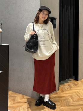 「アイテム（トートバッグ）」を使った、yumeha0127さん（レディース・159cm・10代）の秋コーディネート