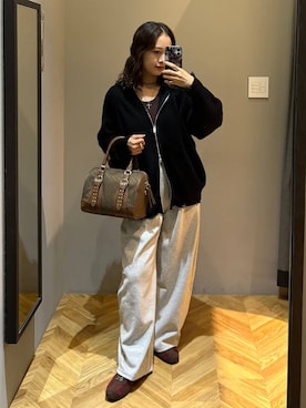 「アイテム（スウェットパンツ）」を使った、yumeha0127さん（レディース・159cm・10代）の秋コーディネート