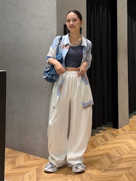 「アイテム（ショルダーバッグ）」を使った、yumeha0127さん（レディース・159cm・10代）の夏コーディネート