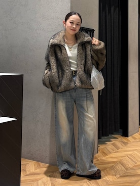 「アイテム（アクセサリー）」を使った、yumeha0127さん（レディース・159cm・10代）の冬コーディネート