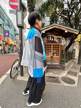 「アイテム（スラックス）」を使った、kouさん（メンズ・171cm・10代）の夏コーディネート