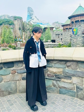 「アイテム（フォーマルスーツ/小物）」を使った、kouさん（メンズ・171cm・10代）の秋コーディネート