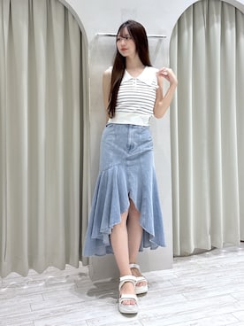 Tomomiさん（レディース・165cm）の夏コーディネート
