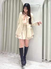 セットアップ着用可】フィットアンドフレアジャケット｜マーキュリー