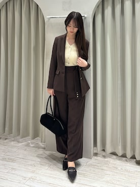 髙橋友美さん（レディース・165cm）の春コーディネート