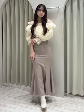 髙橋友美さん（レディース・165cm）の春コーディネート