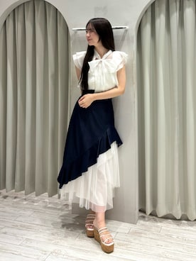 髙橋友美さん(レディース・165cm)の夏コーディネート