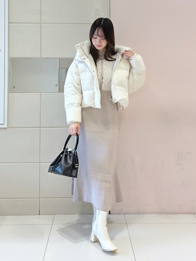 髙橋友美さん（レディース・165cm）の冬コーディネート