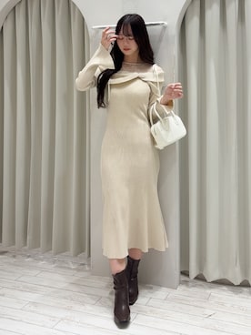 髙橋友美さん（レディース・165cm）の冬コーディネート