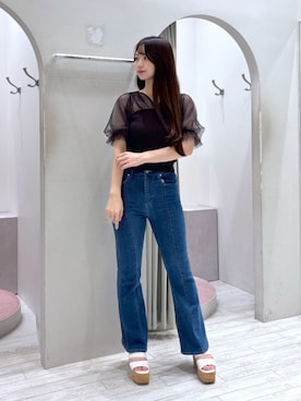 Tomomiさん(レディース・165cm)の夏コーディネート