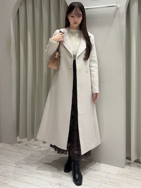 髙橋友美さん（レディース・165cm）の冬コーディネート