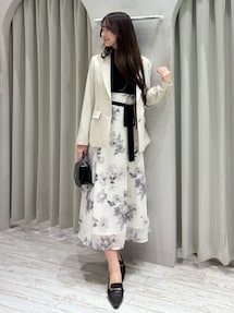 セットアップ着用可】バックドレープジャケット｜マーキュリーデュオ