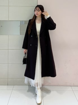 髙橋友美さん（レディース・165cm）の冬コーディネート