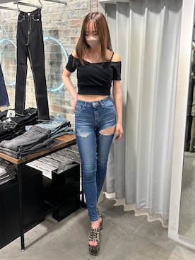 「アイテム（サンダル、その他）」を使った、Yuzukiさん（レディース・160cm）の夏コーディネート