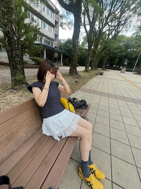 「アイテム（シューズ）」を使った、ヒ🌠さん（レディース・165cm・10代）の夏コーディネート