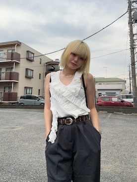 「アイテム（パンツ）」を使った、mami21oさん（レディース・162cm・10代）の秋コーディネート