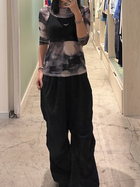 「LADY LIKE（レディライク）のアイテム」を使った、マミさん（レディース・163cm）の夏コーディネート