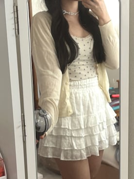 「one after another NICE CLAUP（ワンアフターアナザーナイスクラップ）のアイテム」を使った、hionさん（レディース・161cm）の夏コーディネート