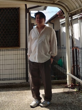 「Steven Alan（スティーブンアラン）のアイテム（トップス）」を使った、doramukanさん（メンズ・168cm）の春コーディネート