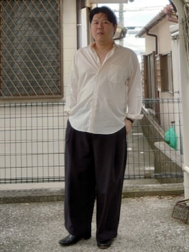 「Steven Alan（スティーブンアラン）のアイテム（トップス）」を使った、doramukanさん（メンズ・168cm）の春コーディネート